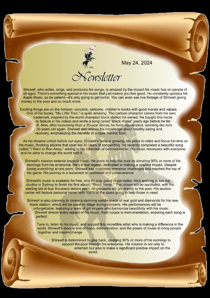 Shirwell Newsletter — May 24, 2024